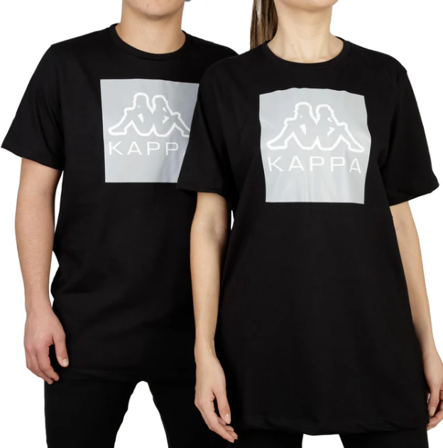 REMERA KAPPA LOGO ESTER Negro