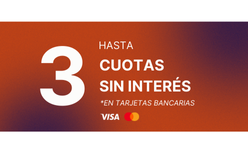 3 cuotas sin interes