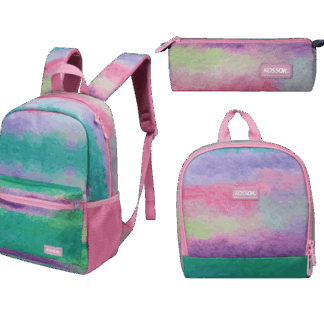 MOCHILA MUSTY ESCOLAR C/LUNCHERA Y CARTUCHERA