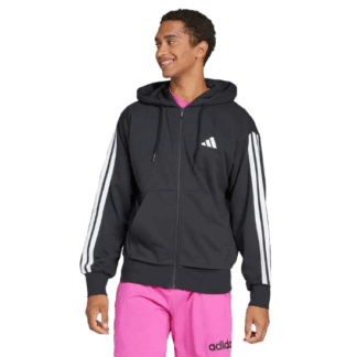 CAMPERA ADIDAS C/CAPUCHA ESSENTIALS 3 TIRAS FELPA FRANCESA