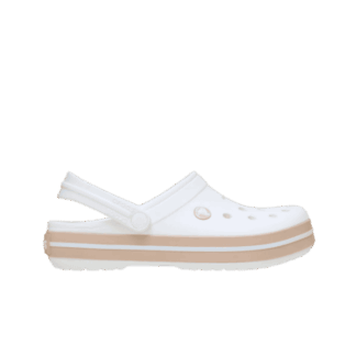 CROCBAND WHITE PINK CARAMEL