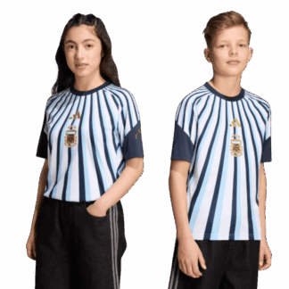 CAMISETA TITULAR PREPARTIDO SELECCION ARGENTINA 26 NINOS