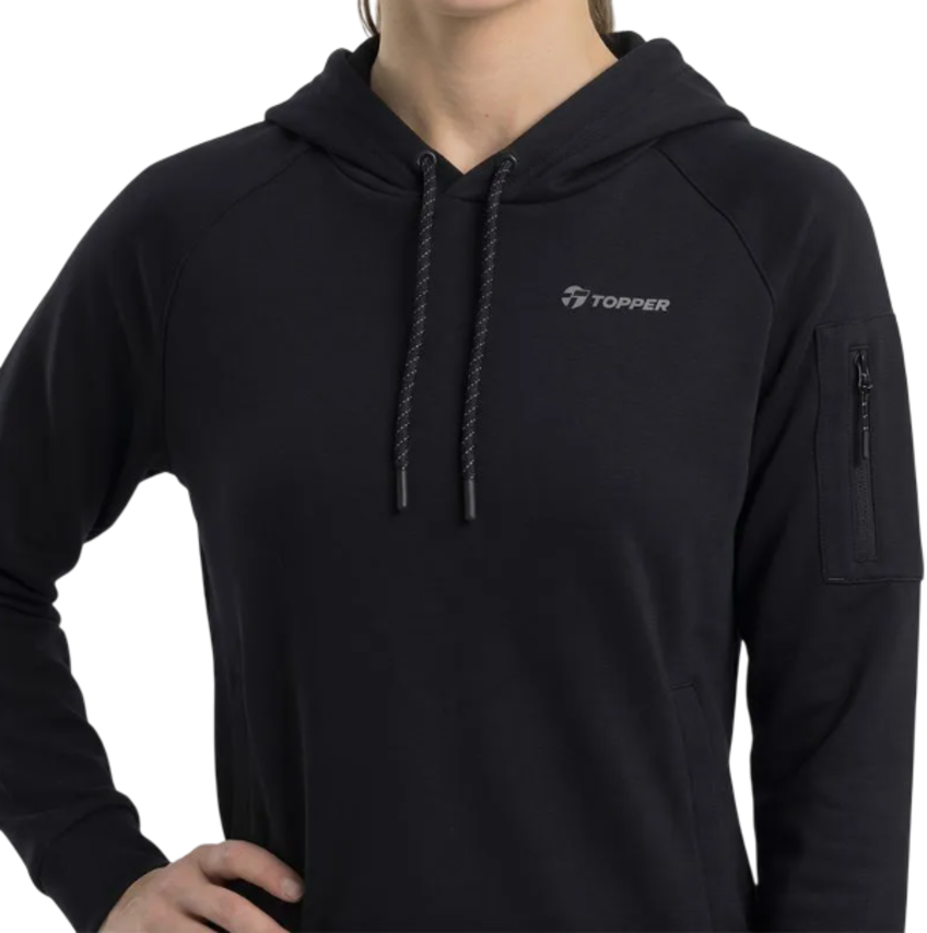 BUZO HOODIE POLY FLEECE WMN TRNG - Image 4