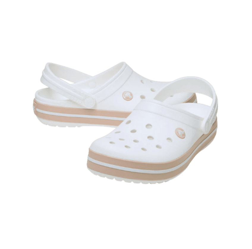 CROCBAND WHITE PINK CARAMEL - Imagen 3