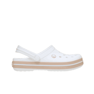 CROCBAND WHITE PINK CARAMEL