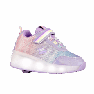 ZAPATILLA SHINY RAINBOW C/RUEDAS
