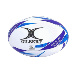 PELOTA GILBERT RUGBY GTR 6000 N 5 BLANCO AZUL 1374405BU1