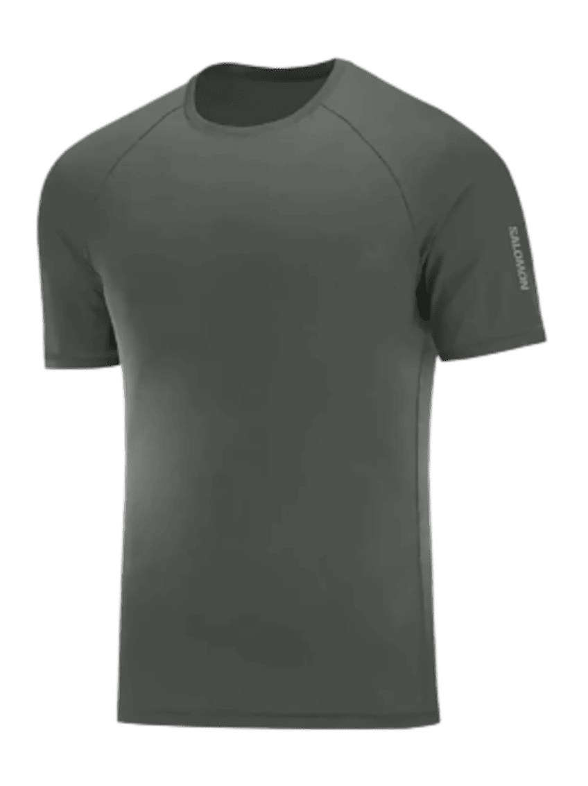 REMERA SALOMON PREDICT SS TEE MEN GRIS 1629082XI1 (1)