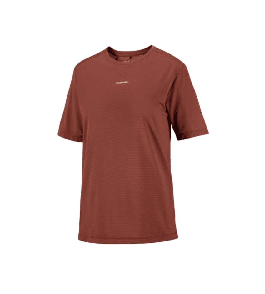 REMERA SALOMON SHKOUT CORE SS TEE W MARRON 1629501MI1