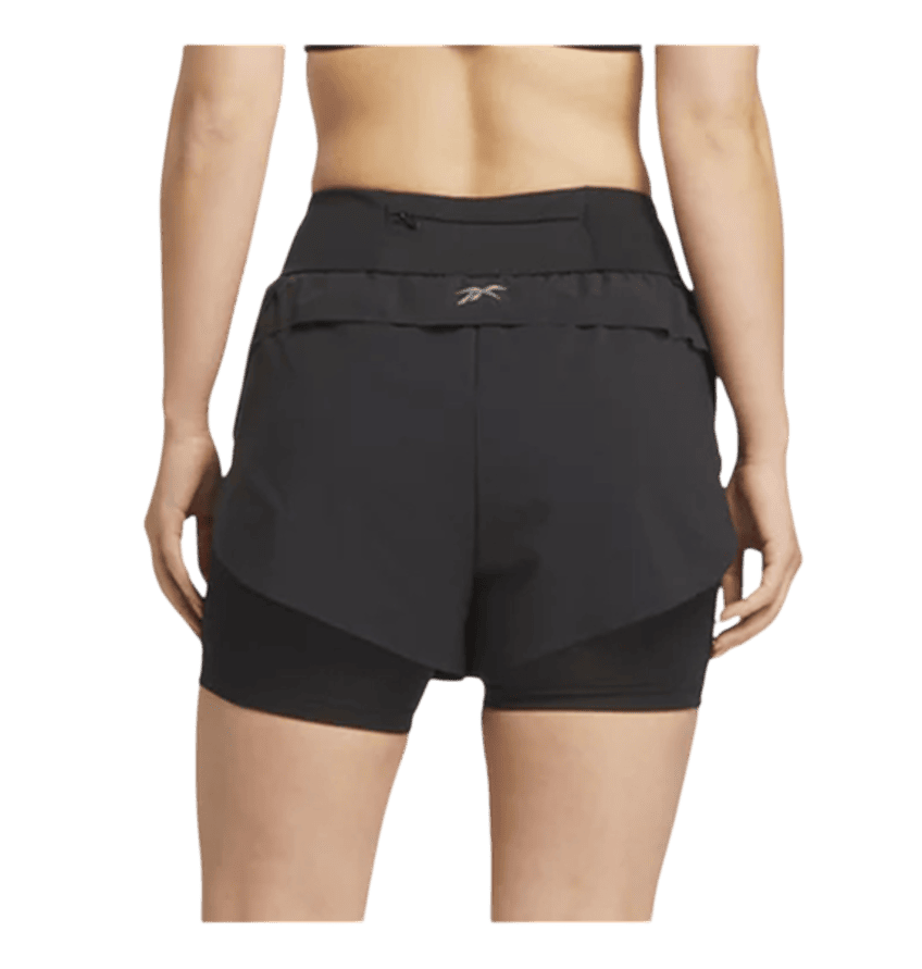 SHORT REEBOK LUX METALLIC 2 EN 1 MUJER - Imagen 2